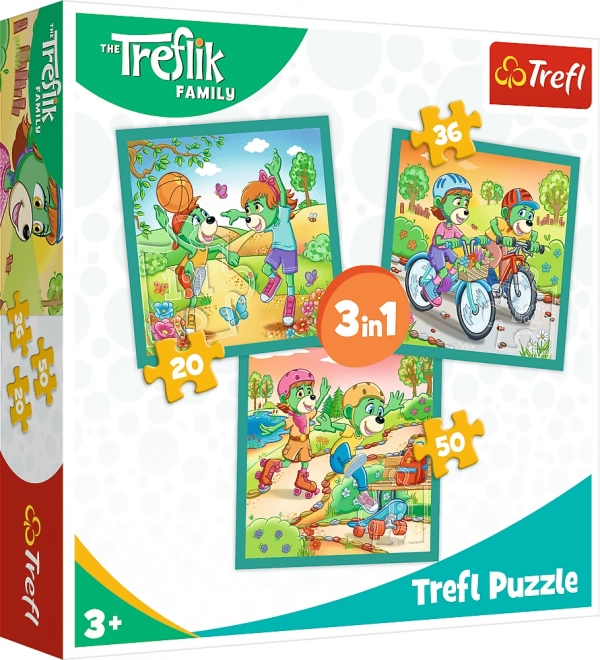 Treflíci Puzzle: Entdecke die Treflíci 3-in-1 Set