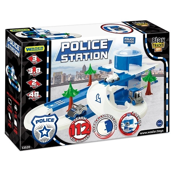 Spielset Polizeistation Play Tracks City