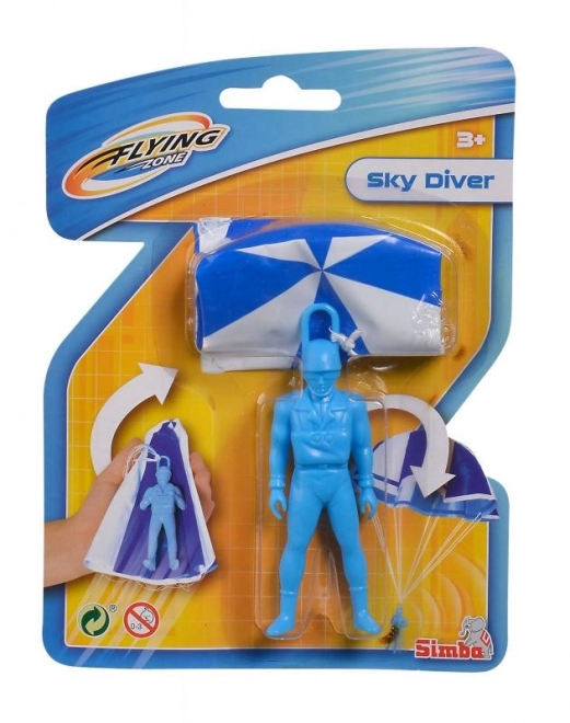 Fallschirmspringer Figur mit Fallschirm
