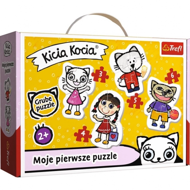 Puzzle Baby Wesoła Kicia Kocia