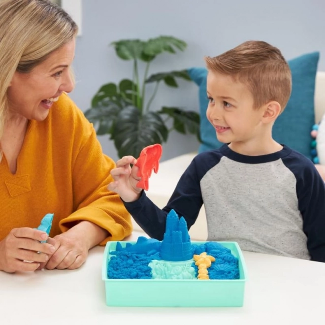 Kinetischer Sand Sandbox Set Blau