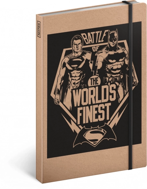 Notizbuch Batman vs. Superman – Schlacht, liniert, 13 x 21 cm