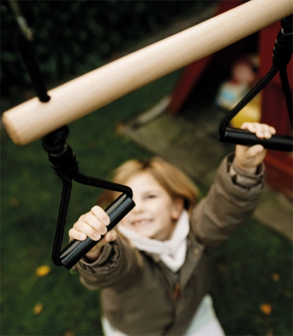 Trapezschaukel mit Turnringen für Kinder