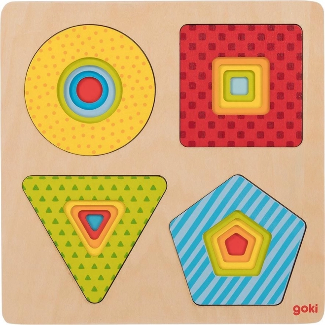 Goki geometrisches Schichtenpuzzle