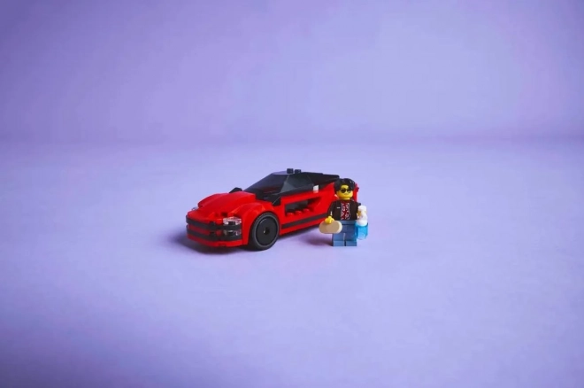 Lego Stadt Roter Sportwagen