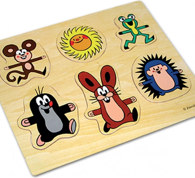 Holzpuzzle Krteks Freunde