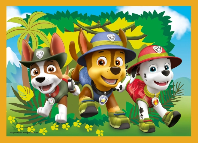 Sommerabenteuer PAW Patrol Puzzle 4 in 1 von Trefl