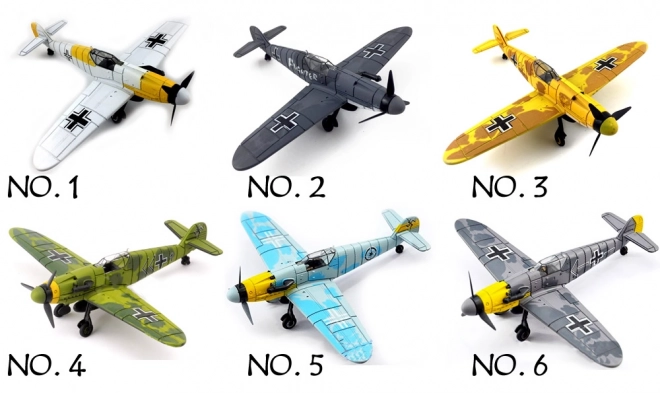 Plastikmodellflugzeug BF-109 zum Zusammenbauen 1:48