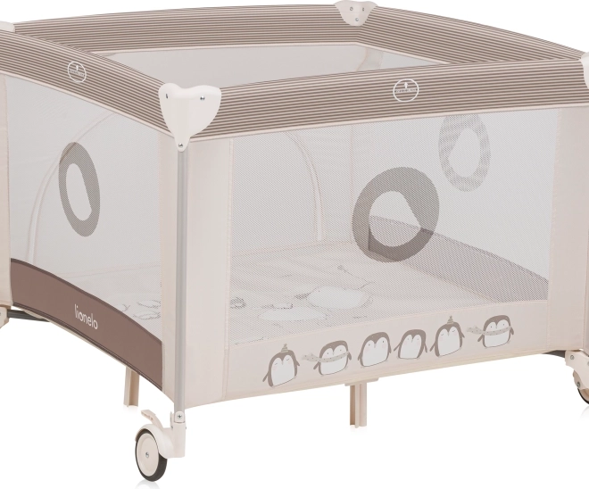 Kinderlaufstall Lionelo Bonnie Beige Sand