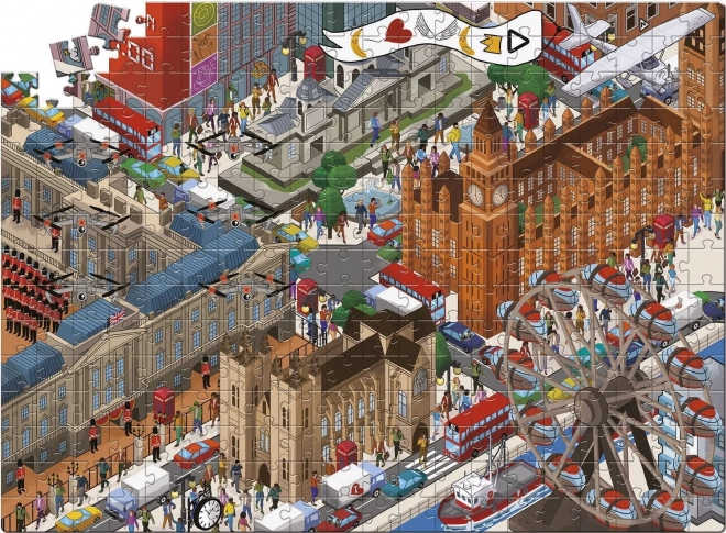 CLEMENTONI Mixtery Puzzle Hackerangriff in London 300 Teile