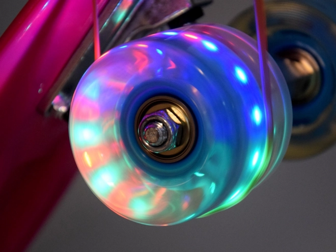 Fiszka-Skateboard mit LED Rollen