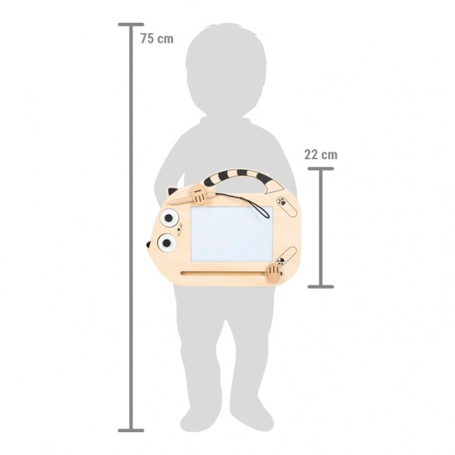 Magnetische Zeichentafel Katze