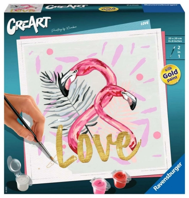 Ravensburger CreArt Flamingo Malset