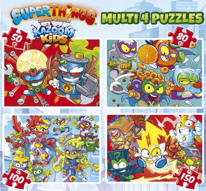 Educa Puzzle Superthings Set