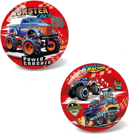 Ball mit Monster-Truck-Motiv, 14 cm