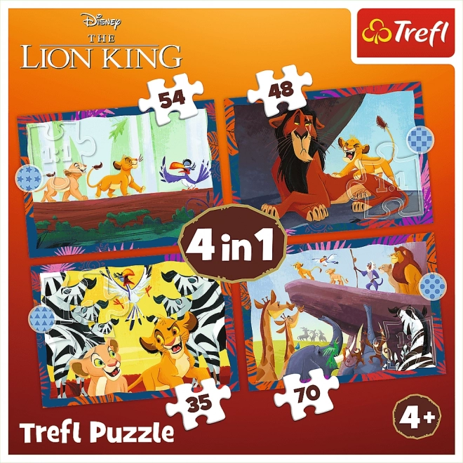 Puzzle-set Der König der Löwen