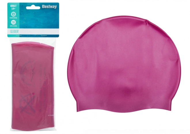 Silikon-Badekappe Silber Bestway – rosa