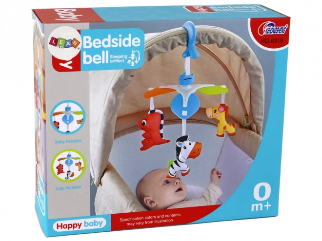 Bunte Baby Mobile mit Clip und Tieren