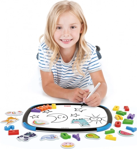 Beidseitige Tafel zum Schreiben und für Magnete