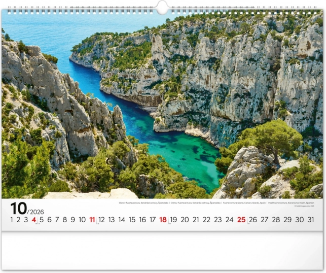 Wandkalender Meer 2026