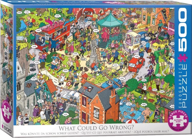 Eurographics Puzzle Was könnte schiefgehen? XL 500 Teile