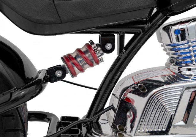 Chopper Warrior Motorrad Schwarz