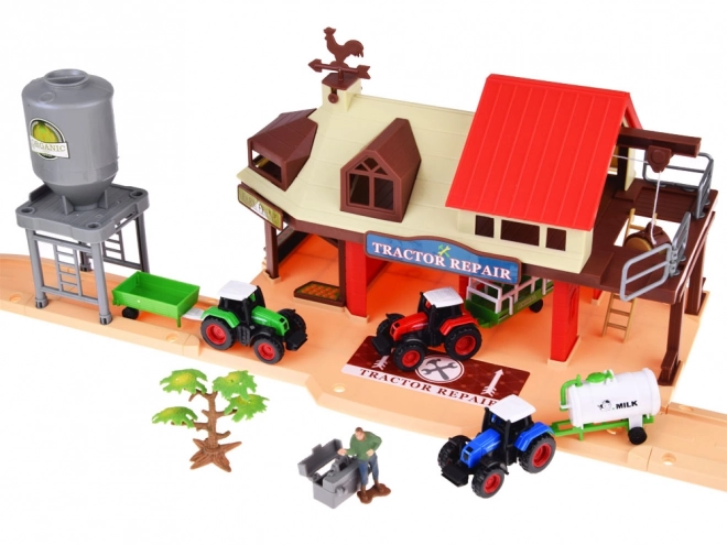 Mega Große Bauernhof Spielset mit Traktoren und Tieren