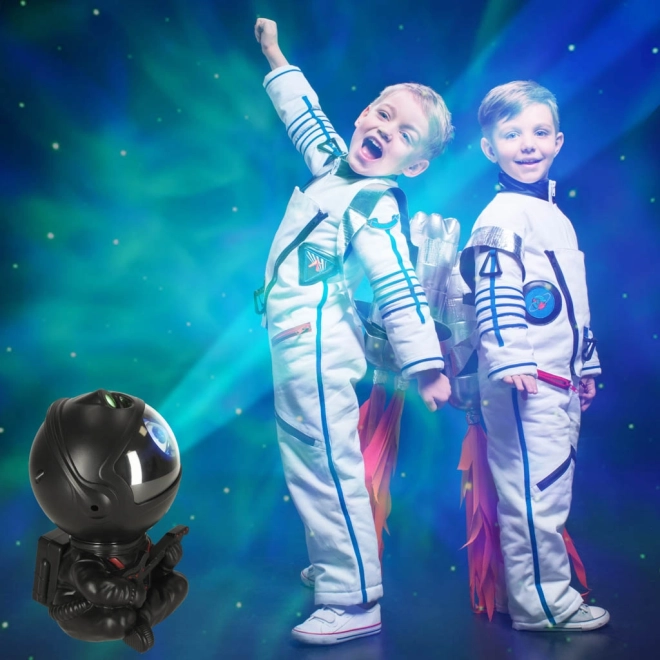 Astronauten Nachtlampe mit Sternprojektor für Kinder