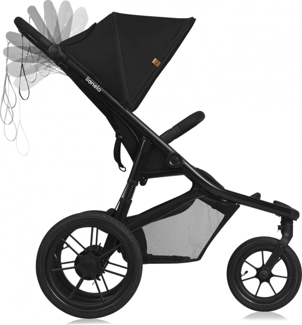Sportkinderwagen Lionelo Azura Schwarzer Onyx