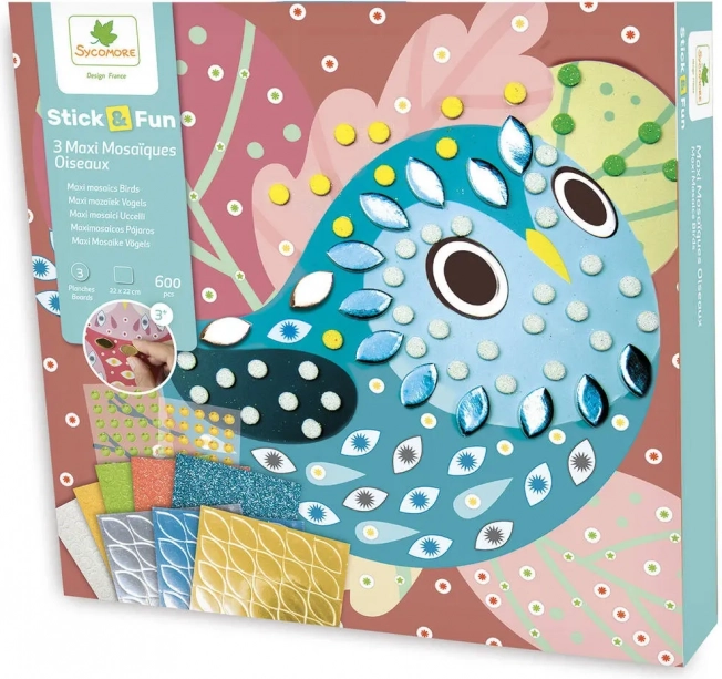 Stick & Fun Mosaik Vögel