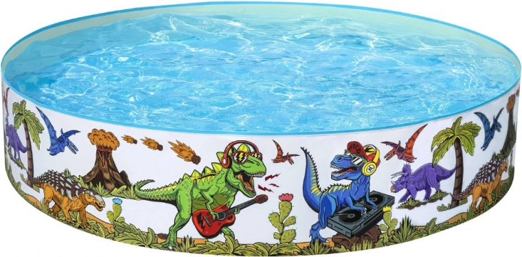 Verspieltes Dinosaurier-Design, das Kinder lieben