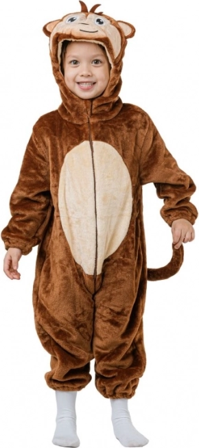 Karnevalskostüm Äffchen für Kinder, Größe 92-104 cm