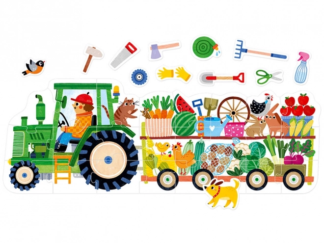 Moto Puzzle Traktor