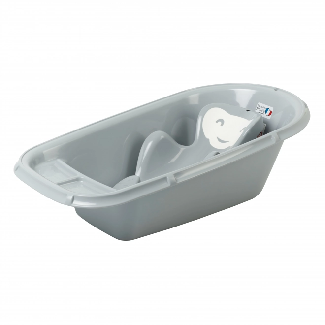 Ergonomische Babywanne Lagoon, Grau-Charm