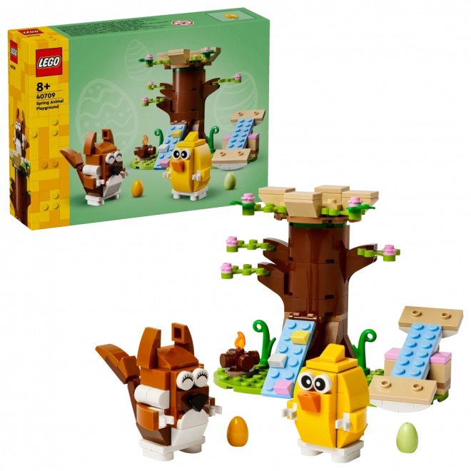 Lego Ikonisch Frühlingsspielplatz für Tiere