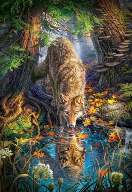 Puzzle mit 1500 Teilen - Wolf