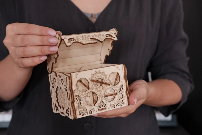 EscapeWelt 3D Holzpuzzle Geheime Schatztruhe