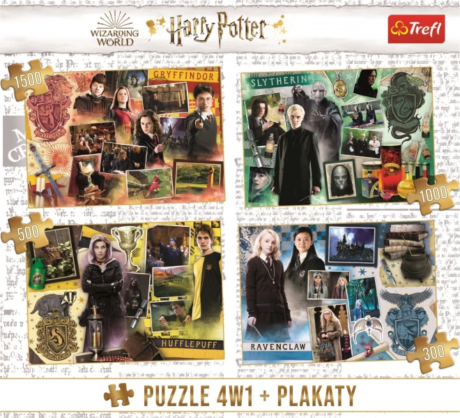 Harry Potter Puzzle-Set 4-in-1