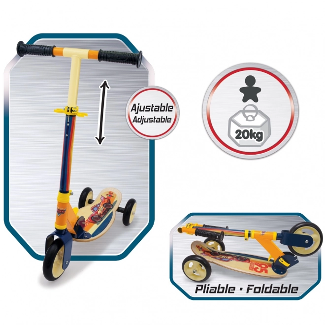 Smoby dreirädriger Kinderroller Cars Holz