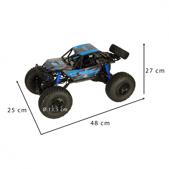 Zielgesteuertes RC-Geländewagen 4WD 48 cm in Blau