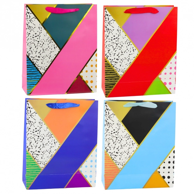 Papiergeschenktüte geometrische Muster