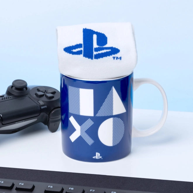 Playstation Set Becher und Socken