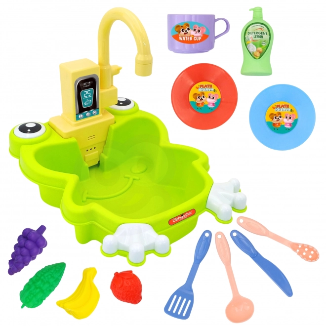 Woopie Küchenspüle Frosch mit Wasserfunktion