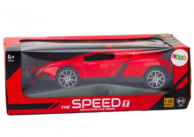 Ferngesteuertes RC Rennwagen Rot 1:16