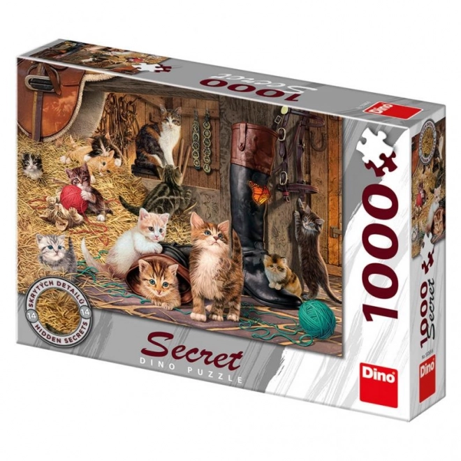 Dino Puzzle Secret Collection: Katzen 1000 Teile