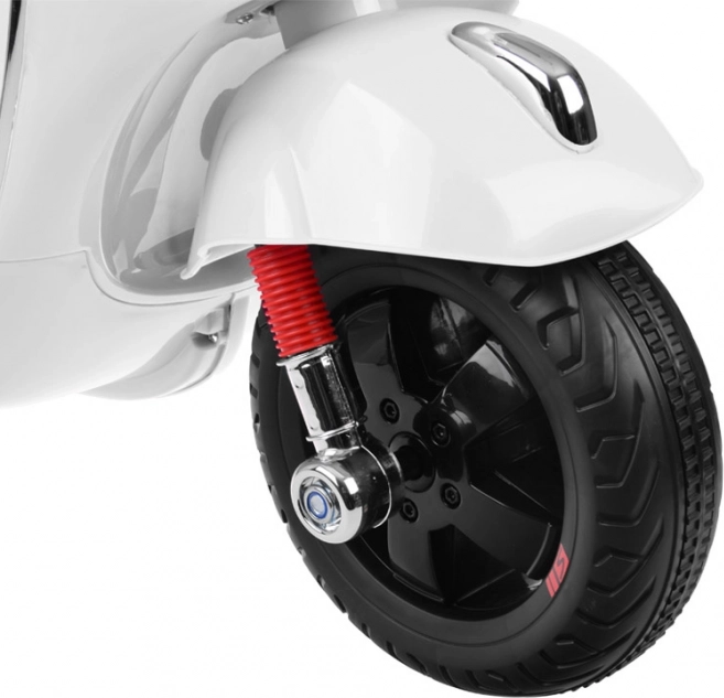 Elektrischer Vespa GTS Super Roller für Kinder – Weiß