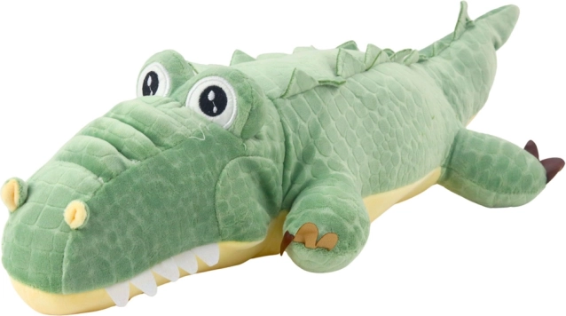 Plüschkrokodil grün 50 cm