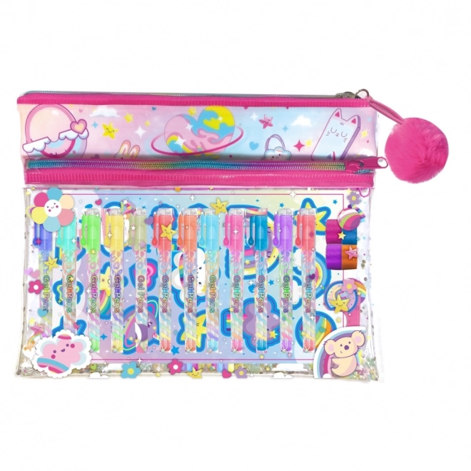 Bunte Schreibset