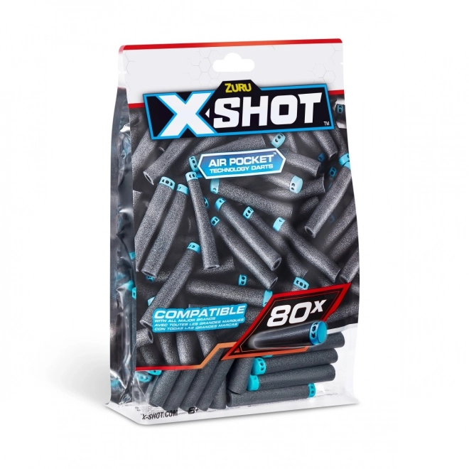 X-Shot Excel Ersatzpfeile 80 Stück