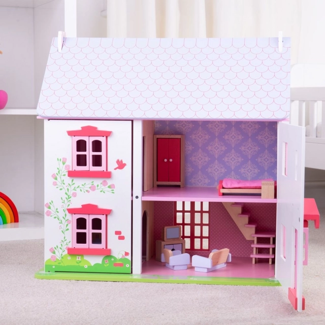 Rosa Puppenhaus von Bigjigs Toys